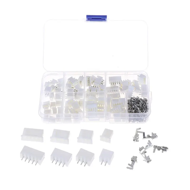 230Pcs Xh 2.54 2P, 3P, 4P, 5 Pin 2.54Mm Pitch Terminal Kit / Housing / Pin Holder Kit 1