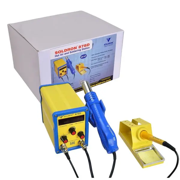 Soldron 878D 2-In-1 Hot Air And Soldering Station 2