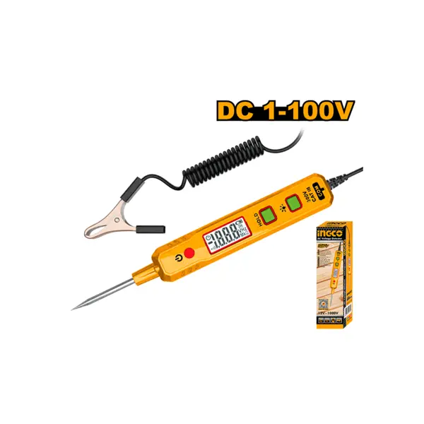 Ingco Hsdt417506 Automotive Circuit Voltage Tester Dc 1-100V 1