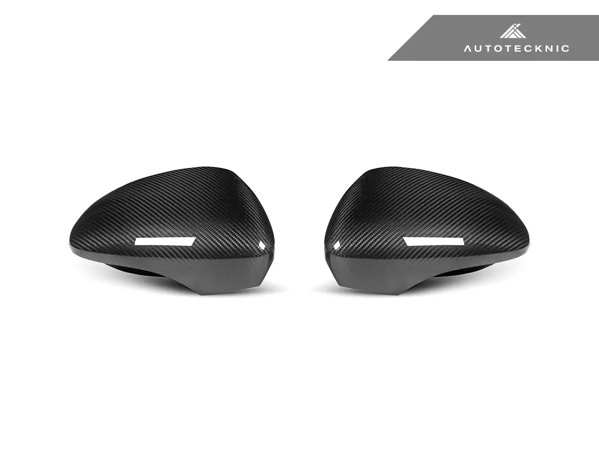 Autotecknic Replacement Dry Carbon Mirror Covers - Porsche 971 Panamera 1