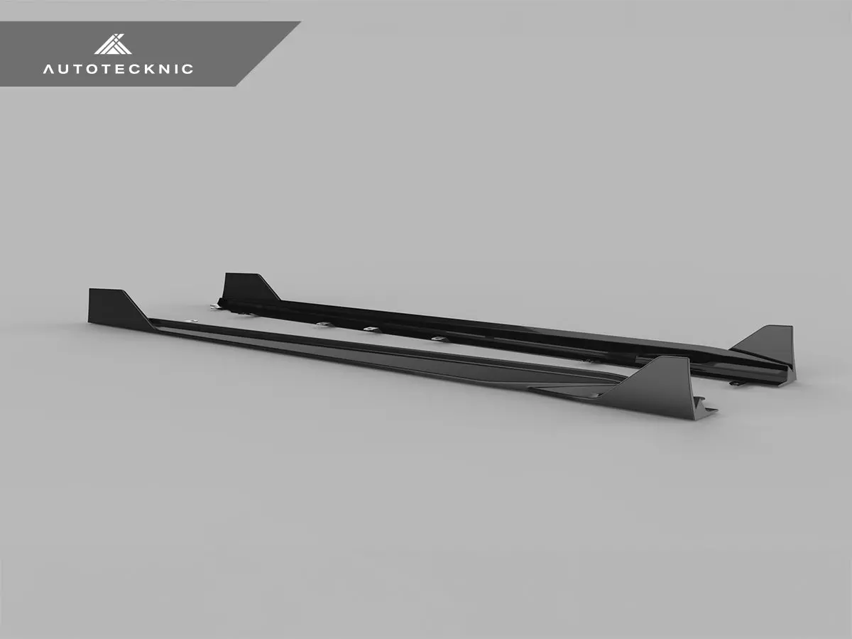 Autotecknic Dry Carbon Side Skirt Extension Set - G87 M2 1