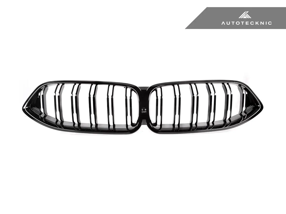 Autotecknic Dual-Slats Gloss Black Front Grille - G14/ G15/ G16 8-Series 1