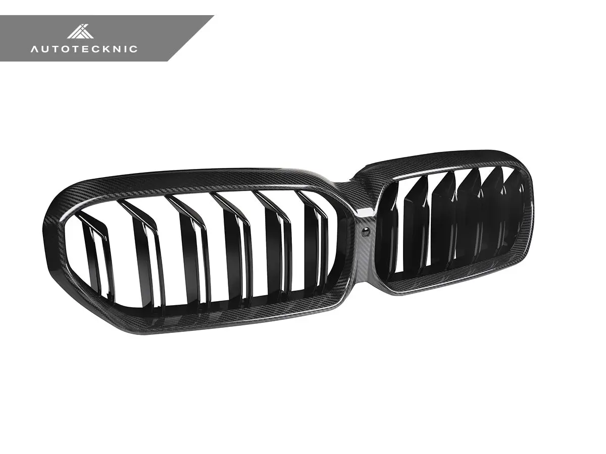 Autotecknic Dry Carbon Fiber Dual-Slats Front Grilles - G30 5-Series Lci 2
