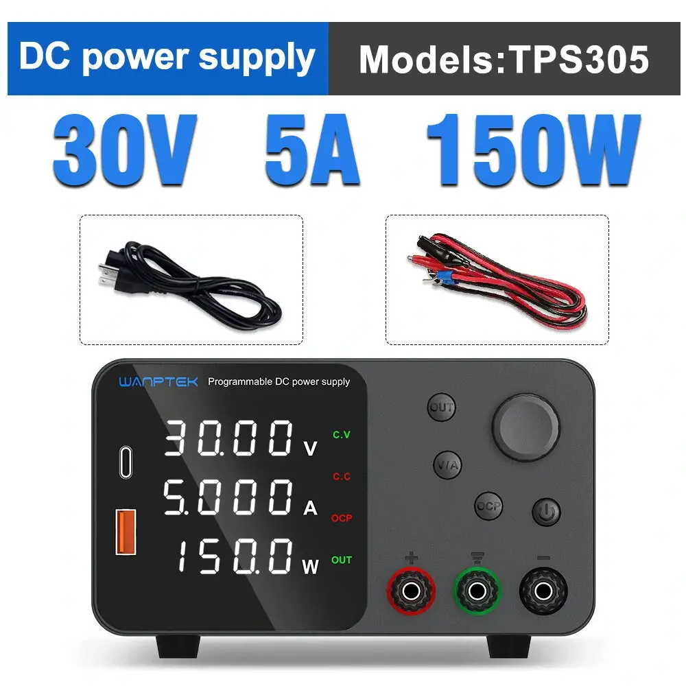 Wanptek Tps305 Programmable Dc Power Supply- 30V, 5A 1