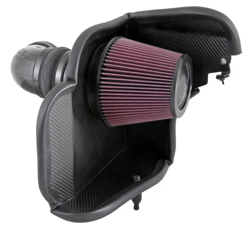 K&N Fipk Carbon Fiber 2014 Chevy Camaro Zl1 V8 6.2L Performance Intake Kit 1