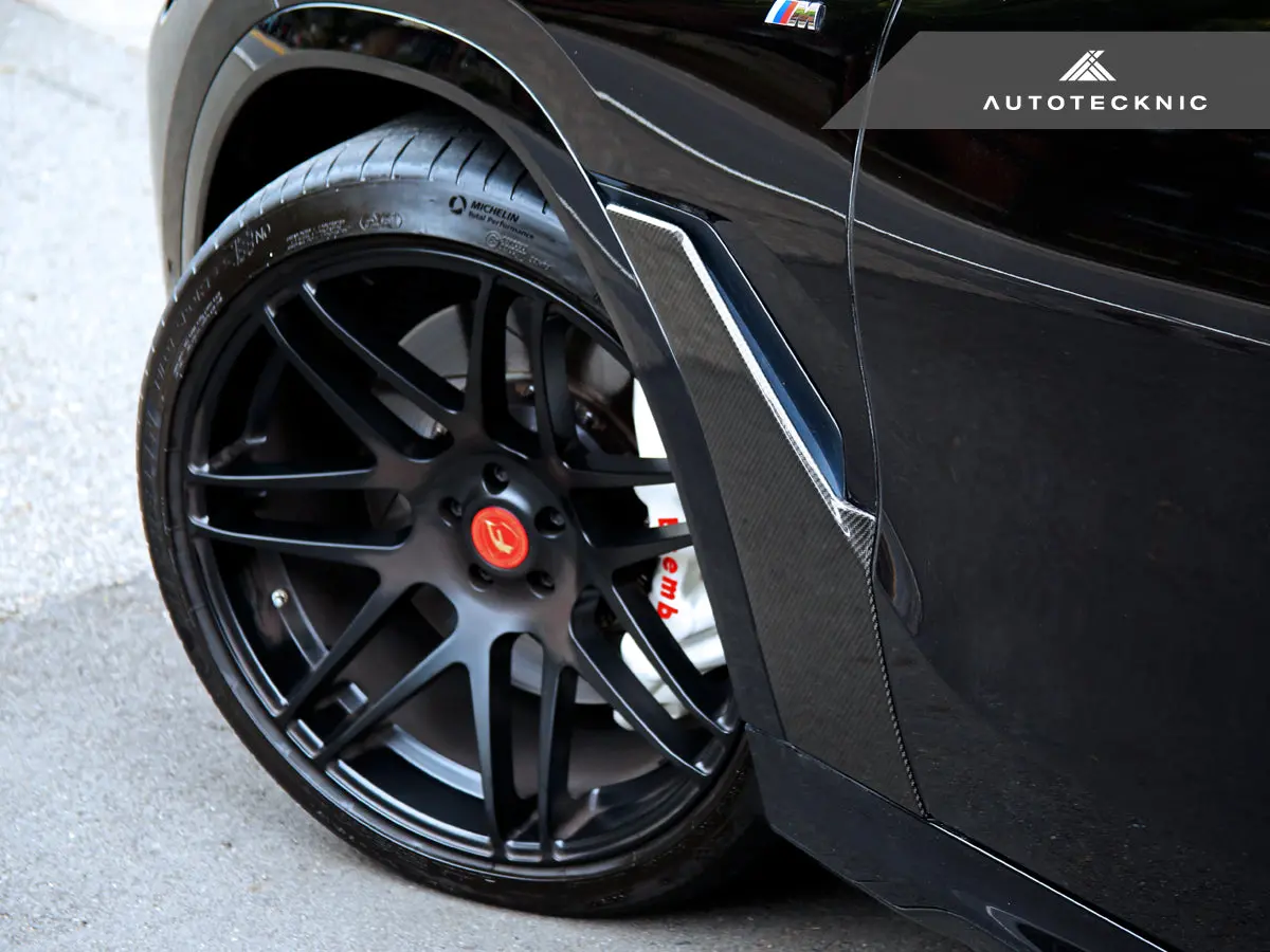 Autotecknic Dry Carbon Fiber Fender Trim Set - G06 X6 1