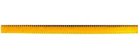 (Thin) 72 Teeth Plastic Gear Rack Linear Racks For Rack And Pinion Mechanism (Yellow) 1