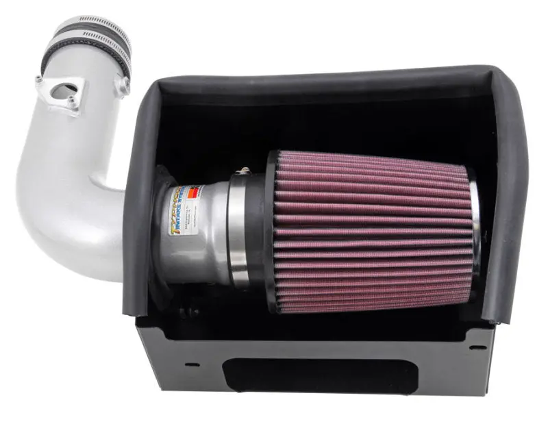 K&N 13 Subaru Brz 2.0L / 13 Scion Fr-S 2.0L Silver 69 Series Typhoon Intake 1