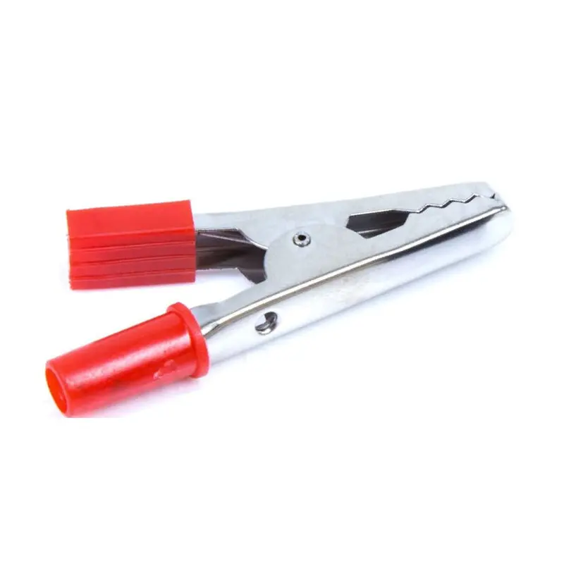 Crocodile Alligator Clip 50 Mm Red 1