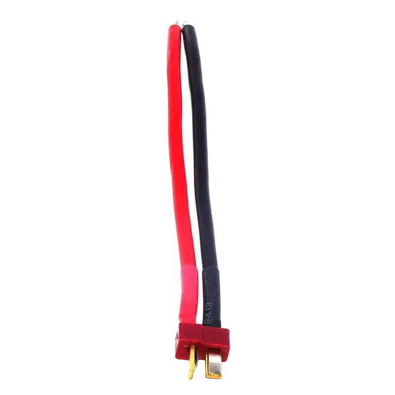 T Plug Male Connector 15Cm 14Awg Silicone Wire Cable 1