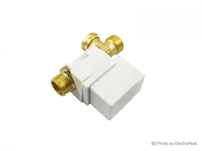 Solenoid Valve - 12V 1/2 Inch Water Valve With Metal Filter Cover 1