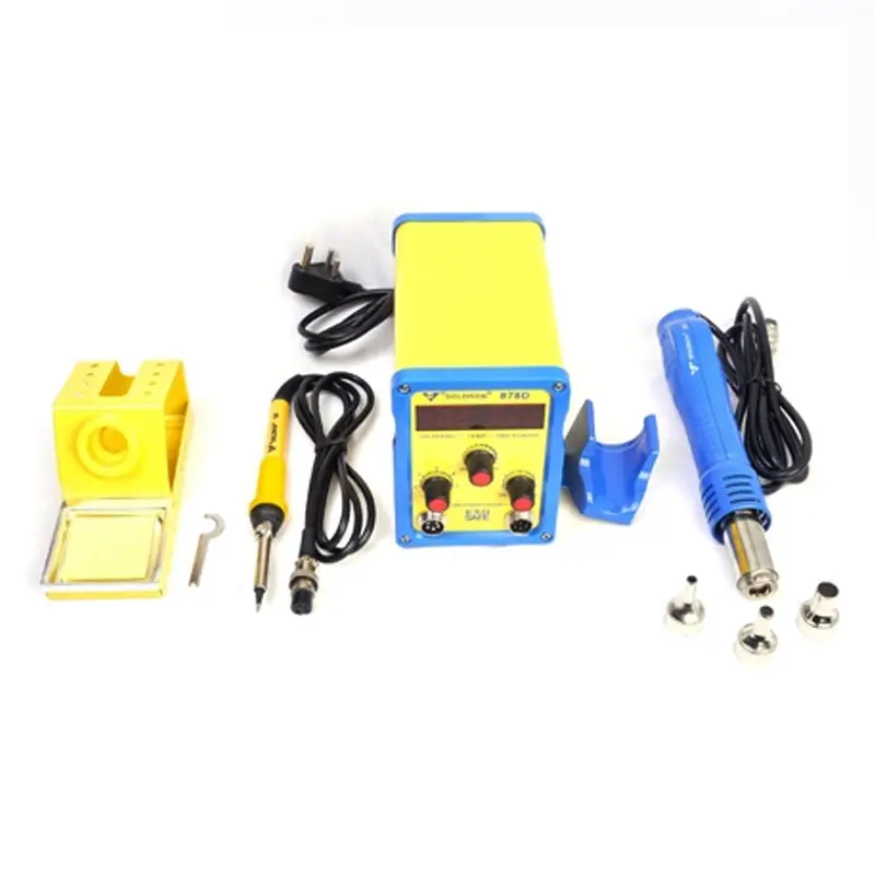 Soldron 878D 2-In-1 Hot Air And Soldering Station 1