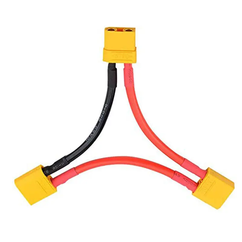 Xt90 Female To 2 Male Connector 15Cm Wire 1
