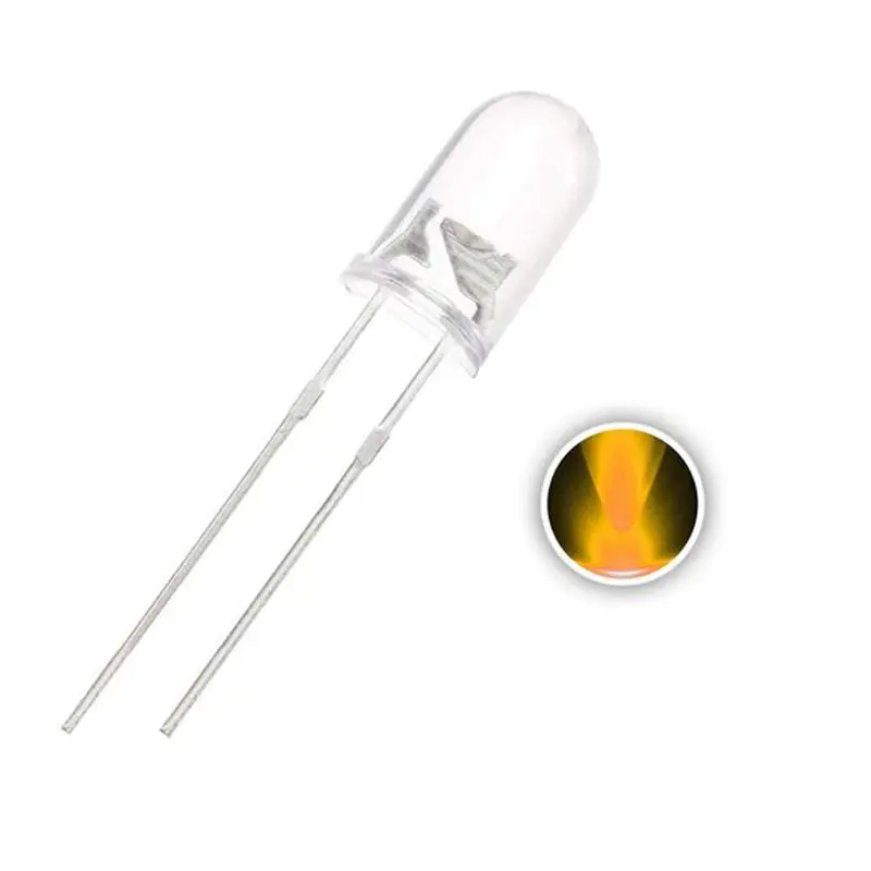 5Mm Yellow Clear Led 1