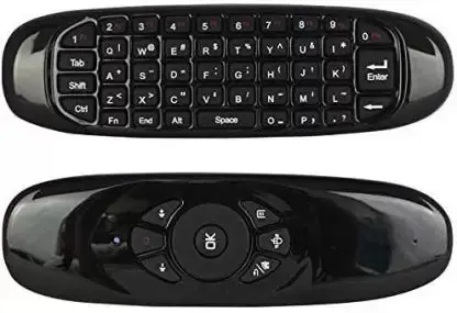 Air Mouse Or Remote Control 2.4Ghz For Smart Tv Box, Pc, Laptop, Projector Remote Controller  (Black) Raspberry Pi 1