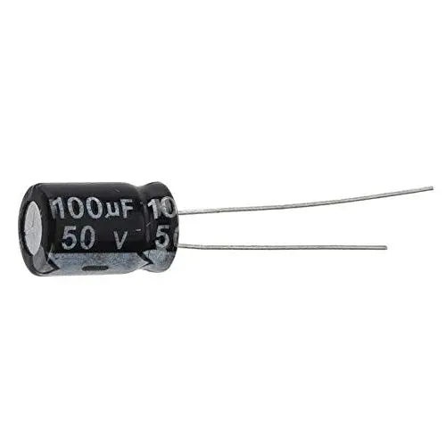 100Uf 50V Electrolytic Capacitor (Pack Of 1) 1