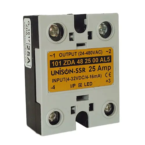 Solid State Relay Unison Ssr 25Amp Uni 101 Zda 48 25 00 Al5, Dc To Ac 2