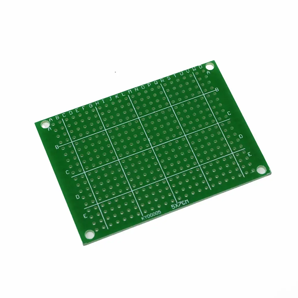 5X7 Cm Single Sided Universal Pcb Prototype Veroboard Green Board 1