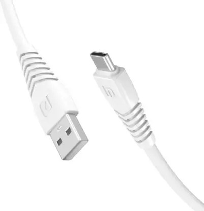 Portronics Por 1033 Usb-A To Type-C Data Cable 1 M Length (White) 1