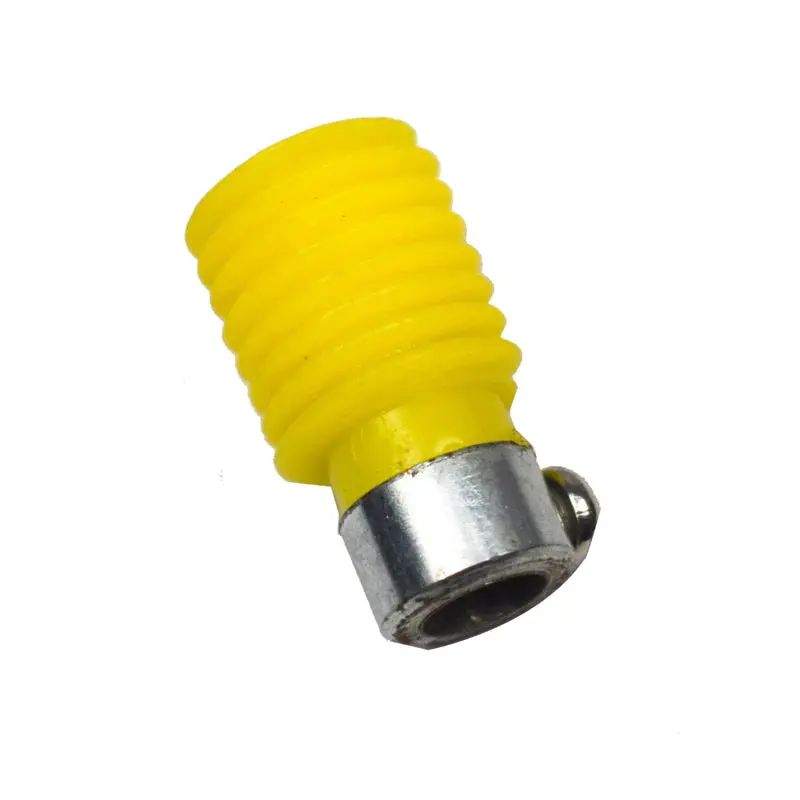 (Thin) 8 Teeth Worm Small Gear 6Mm Shaft (Yellow) 2
