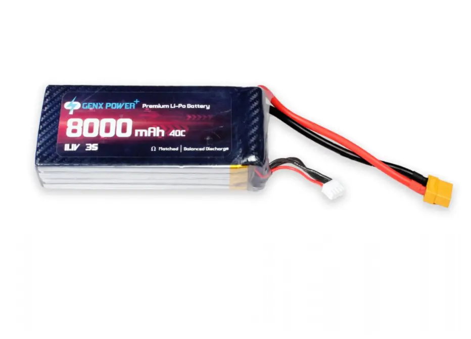 Genx 11.1V 3S 8000Mah 40C / 80C Premium Lipo Lithium Polymer Battery 1