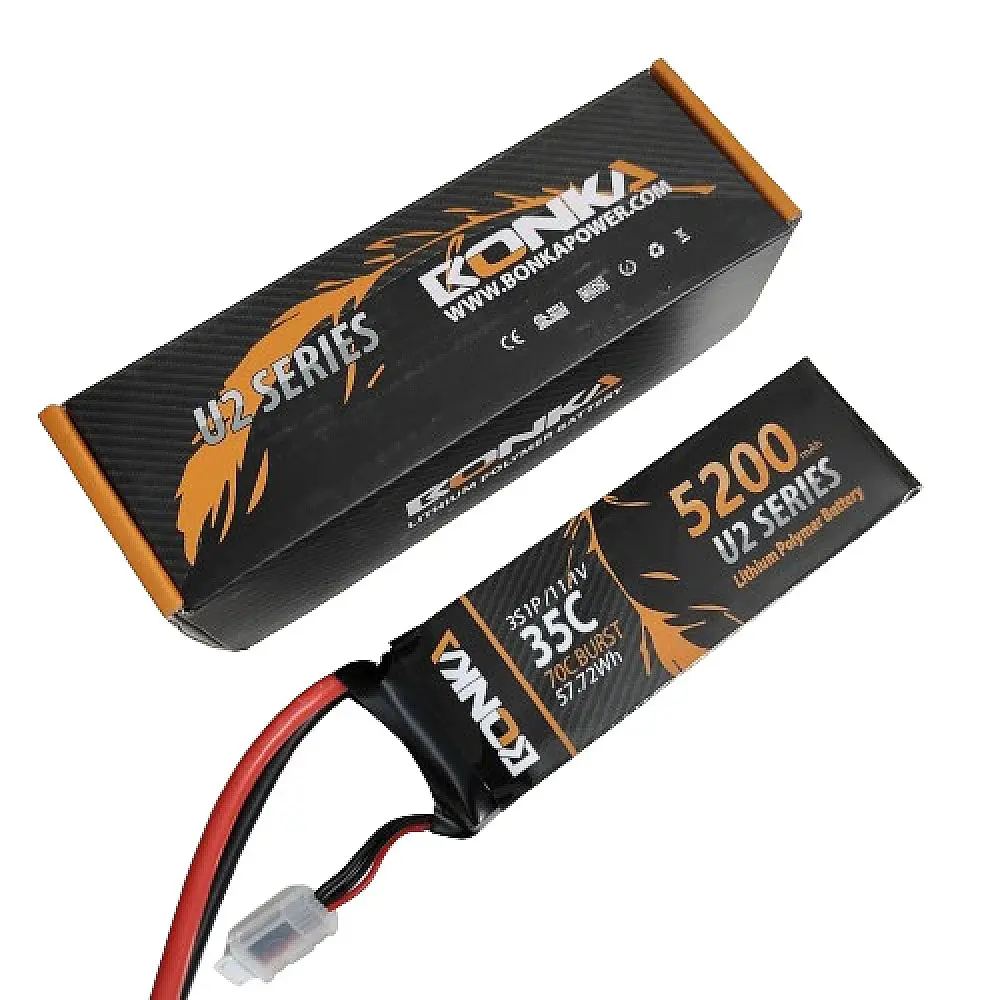 Bonka 11.1V 5200Mah 35C 3S1p U2 Series Lipo Battery 2