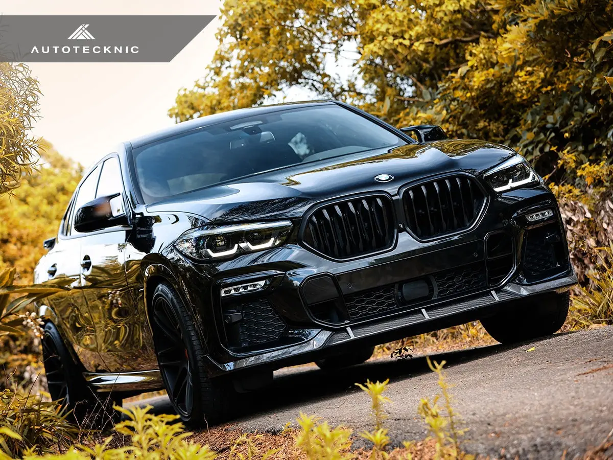 Autotecknic Performance Dry Carbon Front Lip Set - G06 X6 M-Sport 1