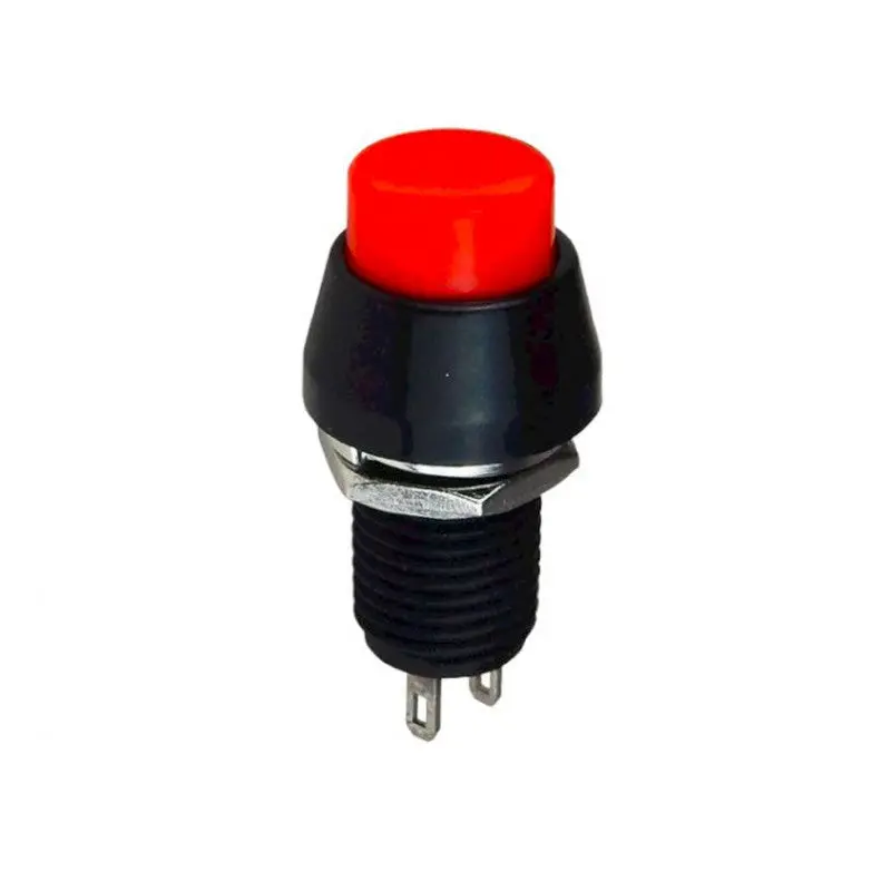 On-Off Push Button Panel Mount 2 Pin Spst Self Locking Switch Pb-305A 1