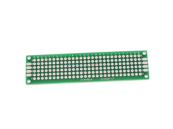 8X2 Cm Single Sided Universal Pcb Prototype Veroboard Green Board 1