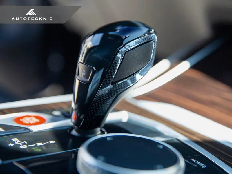 Autotecknic Carbon Fiber Gear Selector Side Trims - G22 4-Series 5