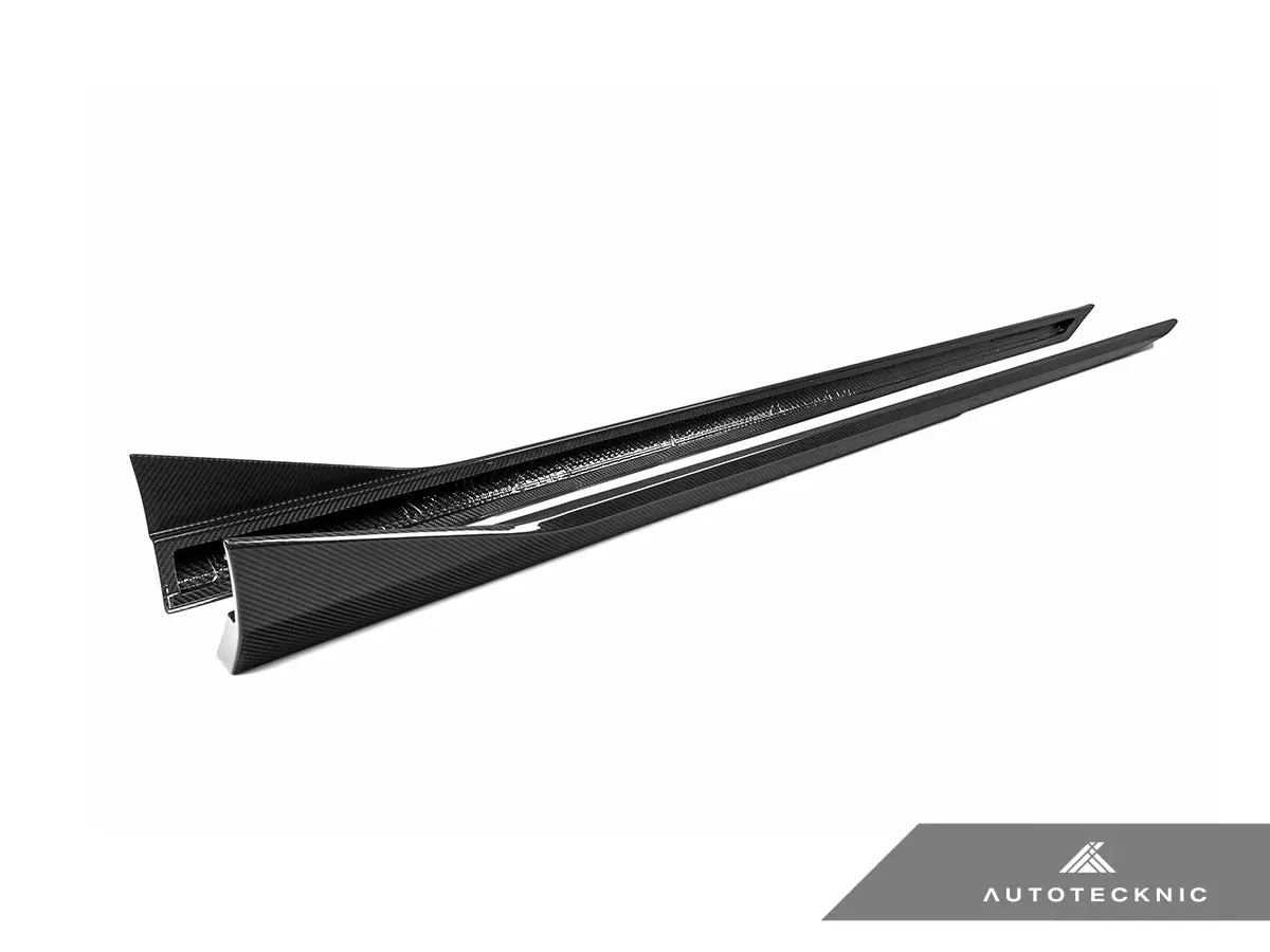 Autotecknic Dry Carbon Fiber Side Skirt Extension Set - G90/ G99 M5 1