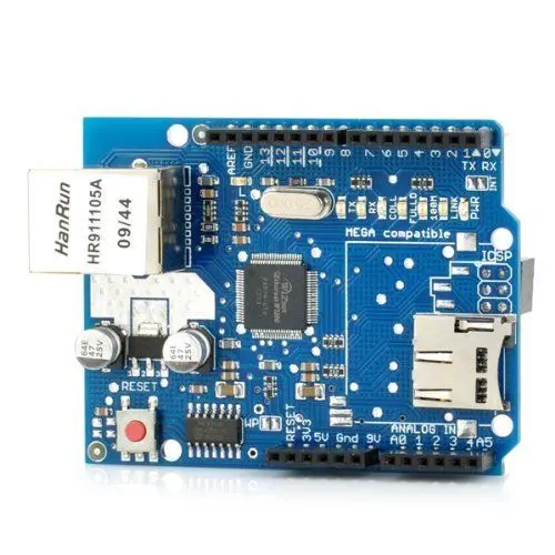 W5100 Ethernet Shield Network Expansion Board W/ Micro Sd Card Slot For Arduino 1