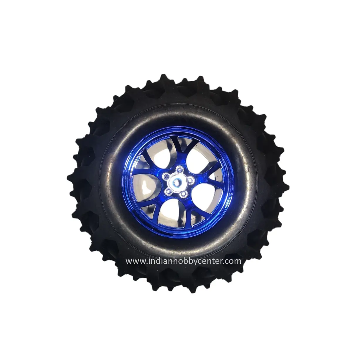 125Mm Atv Robotics Wheel With Coupler-All Terrain Robot Monster Off Road Wheel (Blue) 1