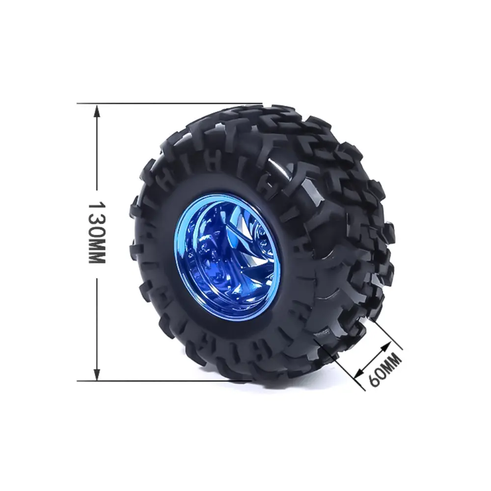 130Mm Robotics Wheel For Atv With Coupler All Terrain Robot Monster Off Road Wheel 2