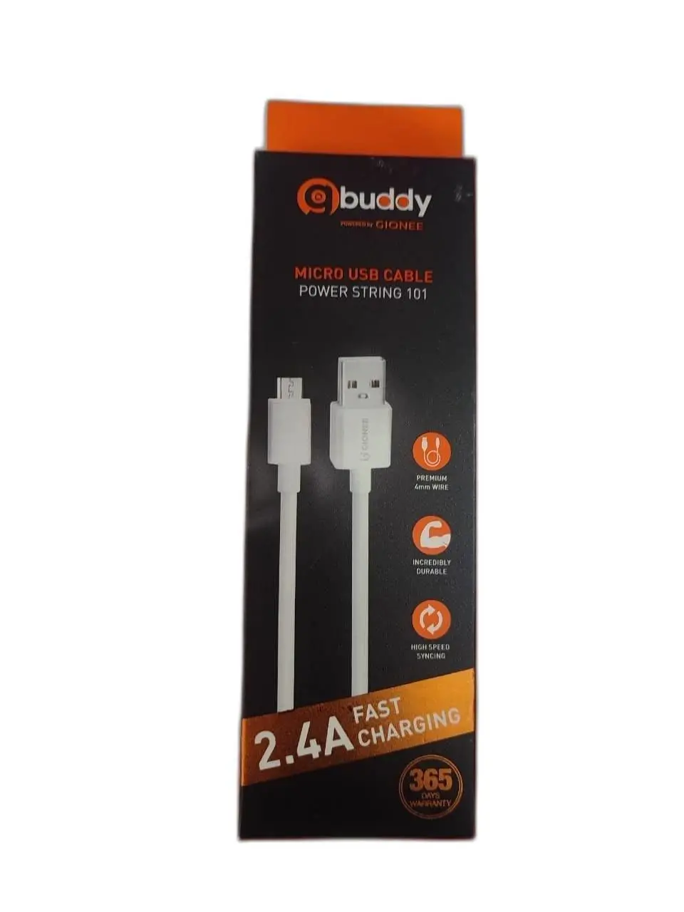 Gionee G Buddy Micro Usb Cable 2.4 A Fast Charging Power String 101 1