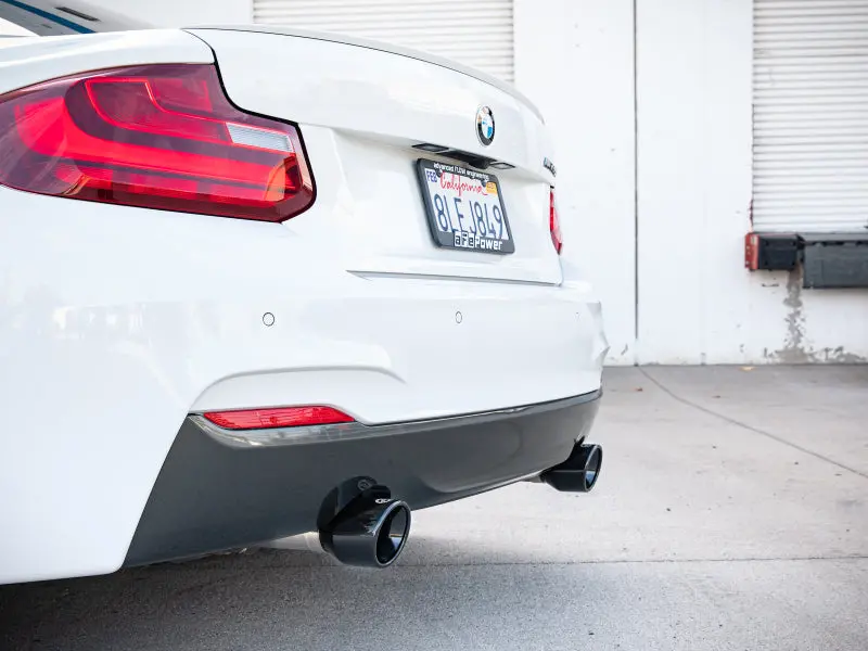 Afe Mach Forcexp 3In To 2.5In 304Ss Cat-Back Exhaust System W/ Black Tips 14-16 Bmw M235i (F22/23) 2