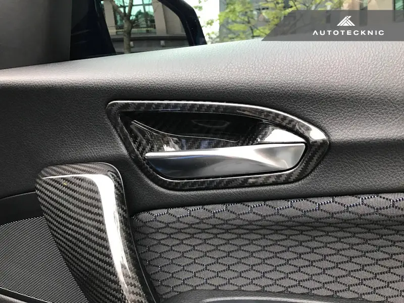 Autotecknic Dry Carbon Interior Door Handle Trim Set - F87 M2 | F22 2-Series | F20 1-Series 1