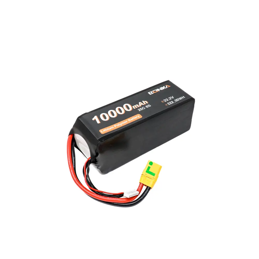 Bonka 22.2V 10000Mah 25C 6S Lipo Battery 1