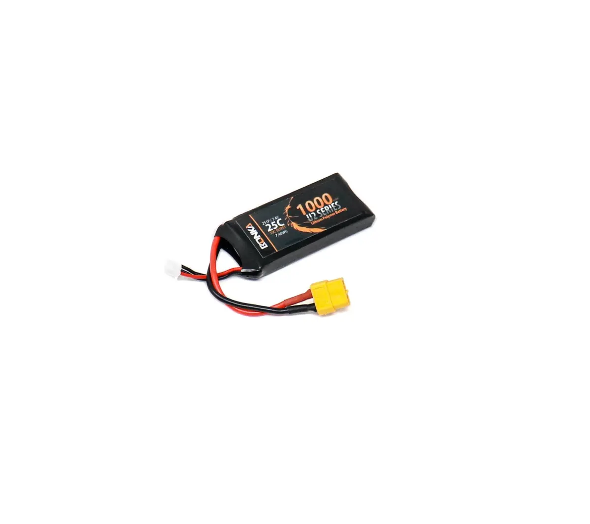 Bonka 7.4V 1000Mah 35C 2S Lithium Polymer Battery Pack 1