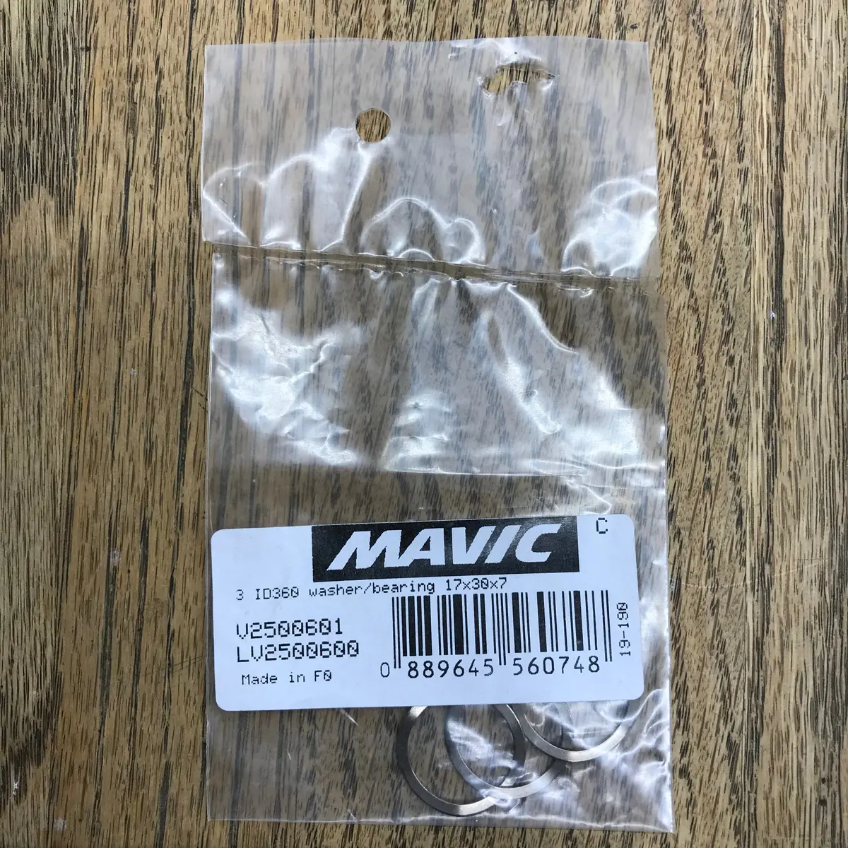 Mavic Id360 Bearing Washers (3) - V2500601 1