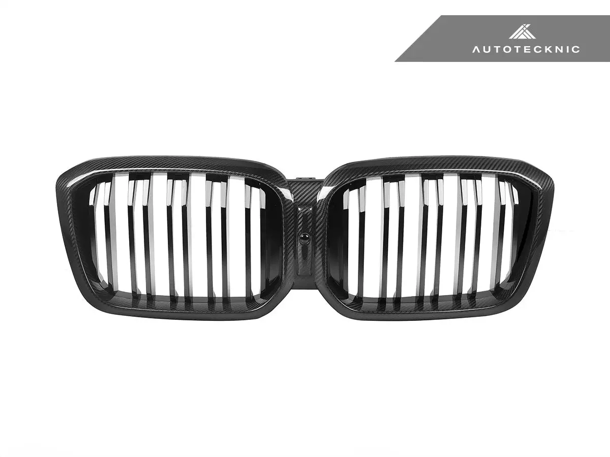 Autotecknic Dry Carbon Fiber Dual-Slats Front Grille Set - F97 X3m Lci | F98 X4m Lci 1
