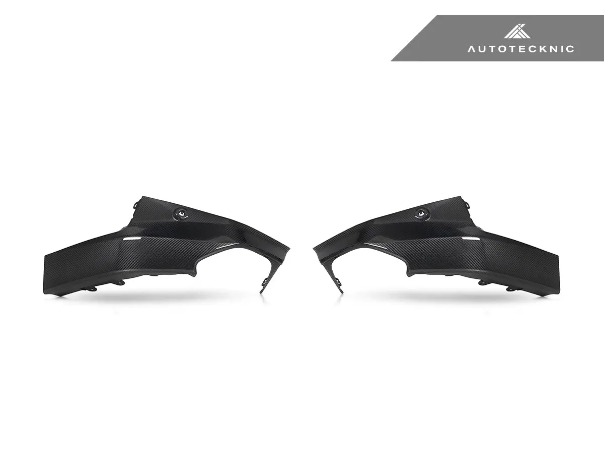 Autotecknic Dry Carbon Rear Side Diffuser Set - G42 2-Series 1