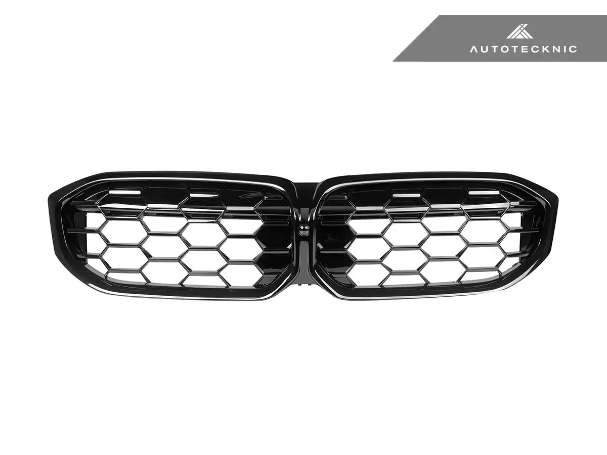 Autotecknic Gloss Black Honeycomb Front Grille - G20 3-Series Lci 1