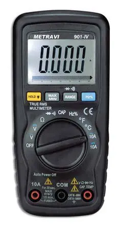 Metravi 901-Iv Trms Compact Digital Multimeter With Analogue Barograph & Double Insulation 1