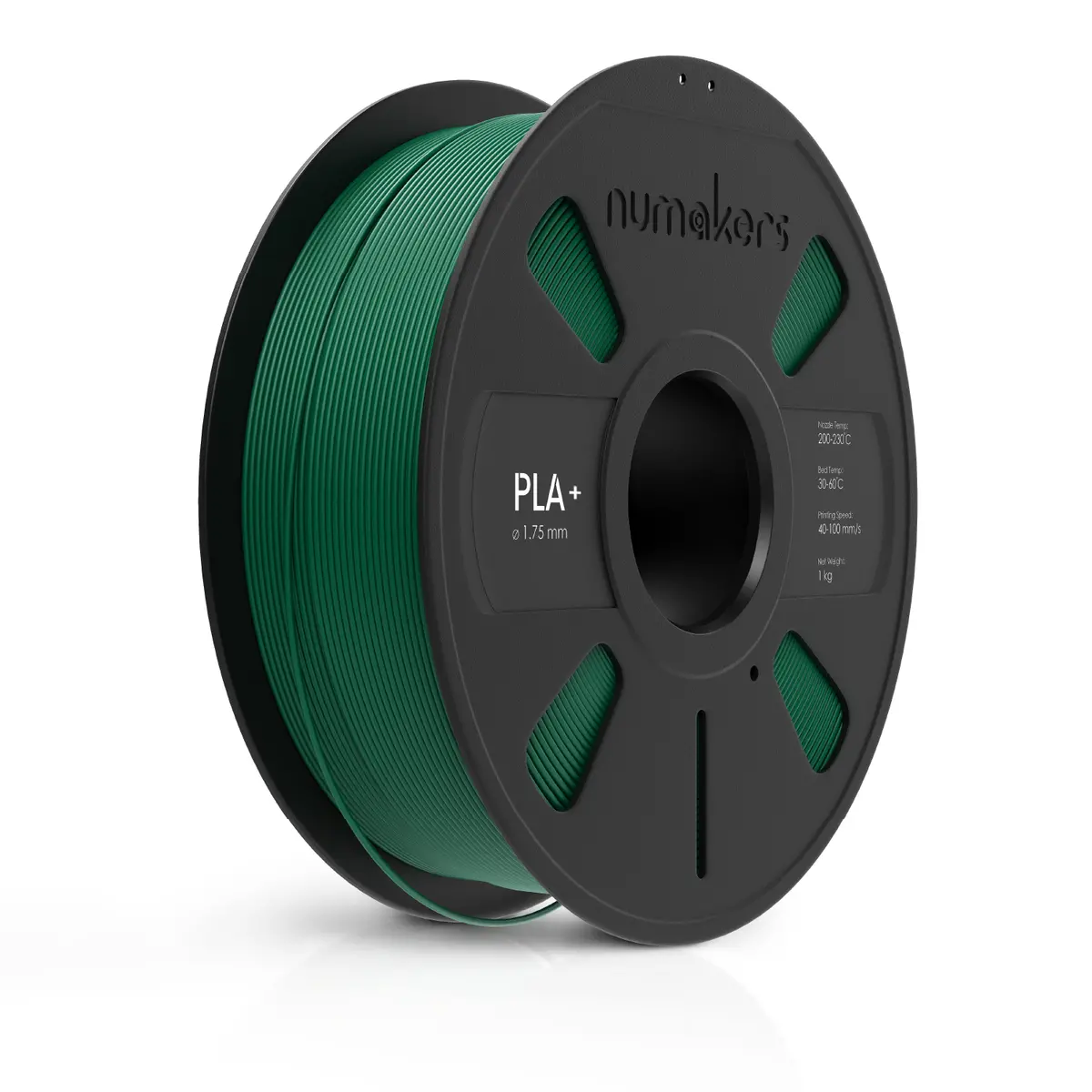 Numakers Pla+ Filament – Forest Green – 1.75 Mm / 1 Kg 1