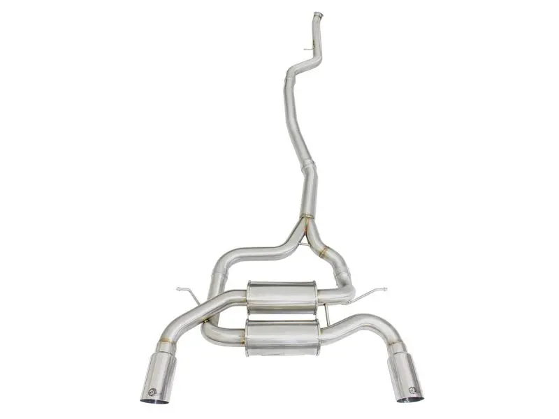 Afe Machforce Xp Ss-304 Polish Tip 2.5In Dia Cat Back Exhaust 12-14 Bmw 335I (F30) 3.0L (T) 2