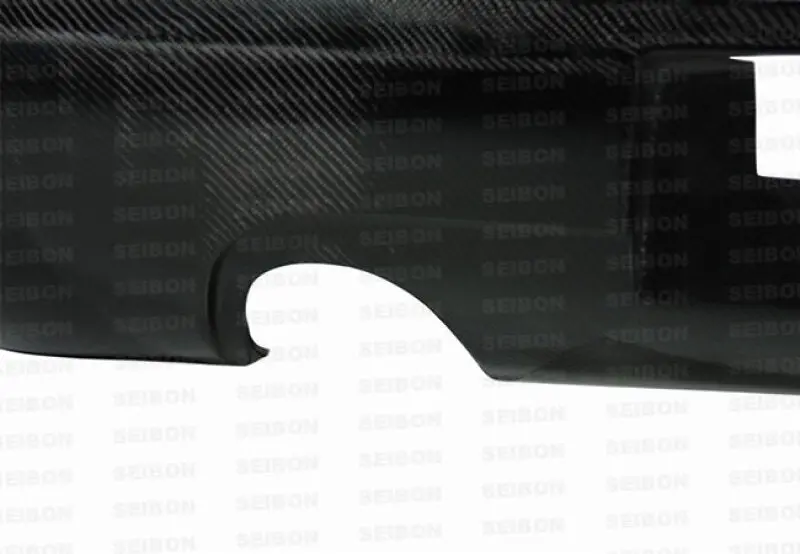 Seibon 2003-2007 Infiniti G35 Coupe Ts-Style Carbon Fiber Rear Lip 1