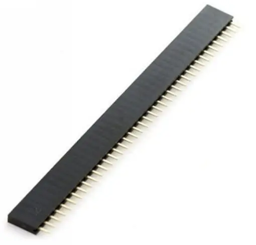 40X1 Berg Strip Female Header Pin 2.54Mm Single Row (Pack Of 1) 1