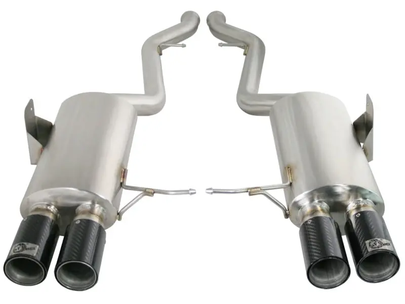 Afe Machforce Xp Exhaust Cat-Back 2.5In Dia Carbon Fiber Tips Ss-304 07-13 Bmw M3 (E92/93) V8 4.0L 1
