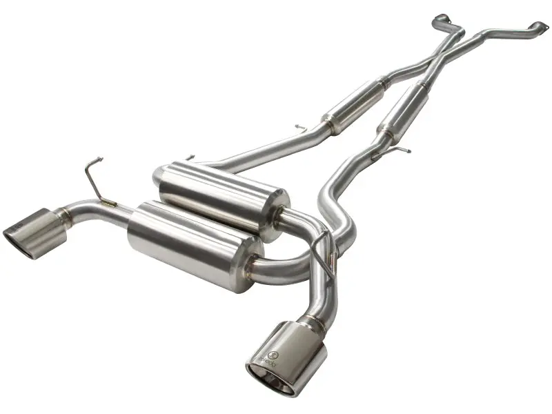 Afe Takeda 2-1/2In 304Ss Cat-Back Exhaust Infiniti G37 08-13/Q60 14-15 V6-3.7 W/ Polished Tips 1